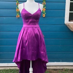 🌹B. Darlin Magenta High Low Dress